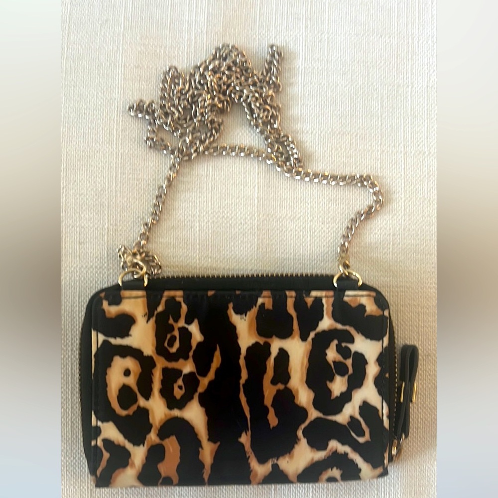 Leopard Cross Body Clutch